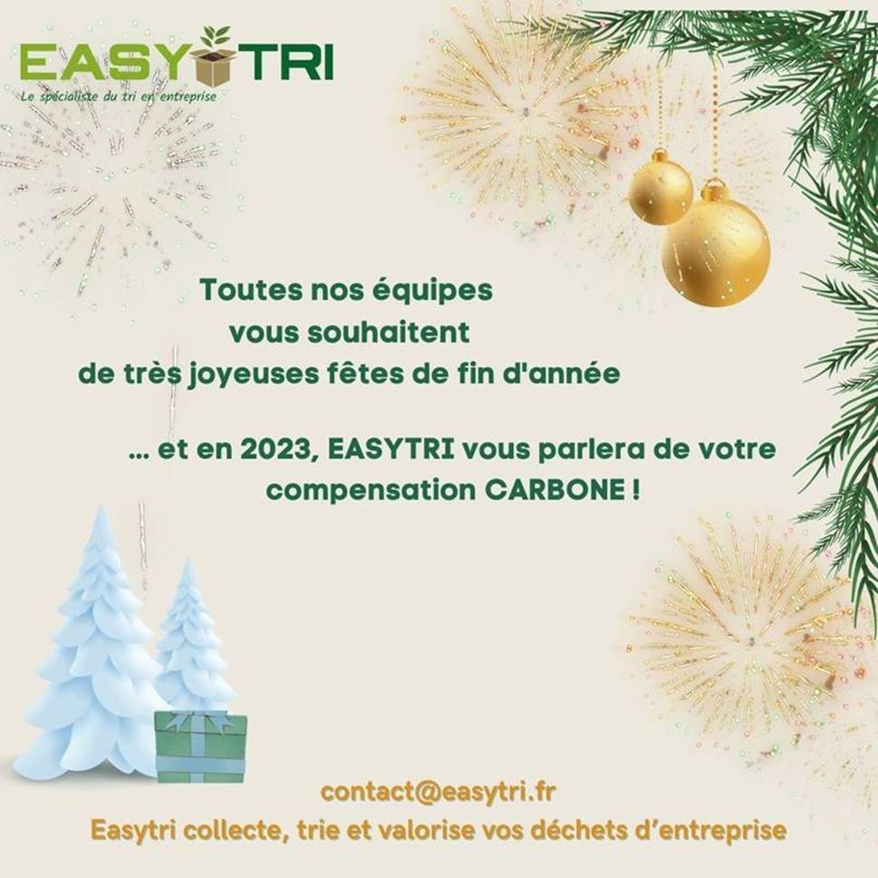 Bonne année avec Recycléo et easytri Bordeaux
